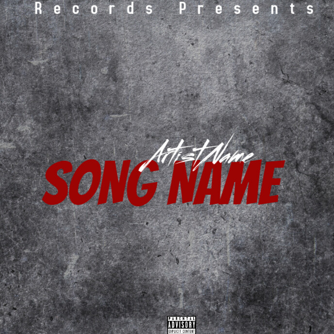 CD Song mixtape album cover art Template | PosterMyWall