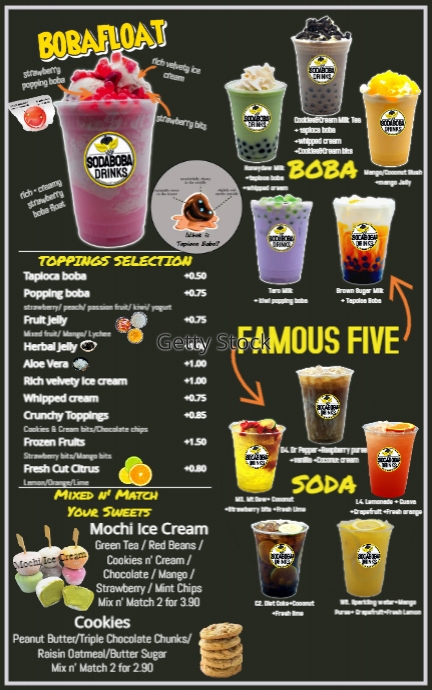 Copy of Highlights Menu Drive thru | PosterMyWall