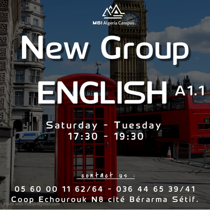 Copie de Keep Calm and Learn English Poster Template PosterMyWall