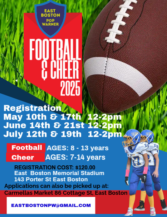 PEE WEE FOOTBALL TRYOUTS FLYER TEMPLATE | PosterMyWall