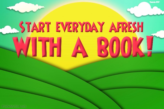 Reading Poster template