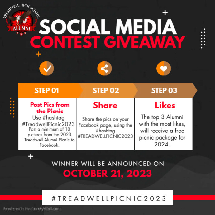 Modern Rustic Social Media Giveaway Contest I | PosterMyWall