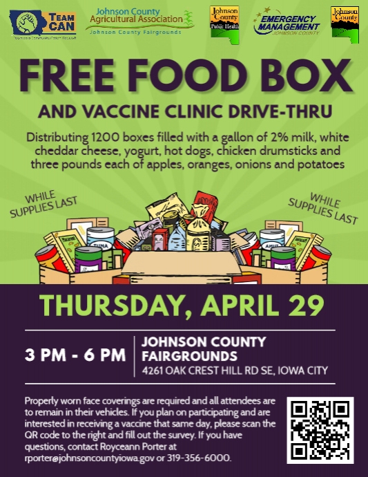 Food Box Giveaway PosterMyWall