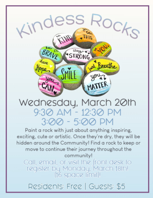 Kindness Rocks | PosterMyWall