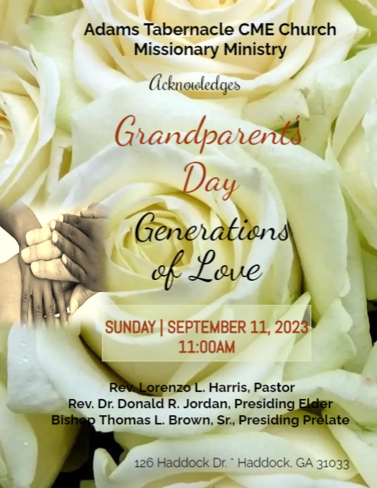 Generations of Love Flyer (US Letter) template