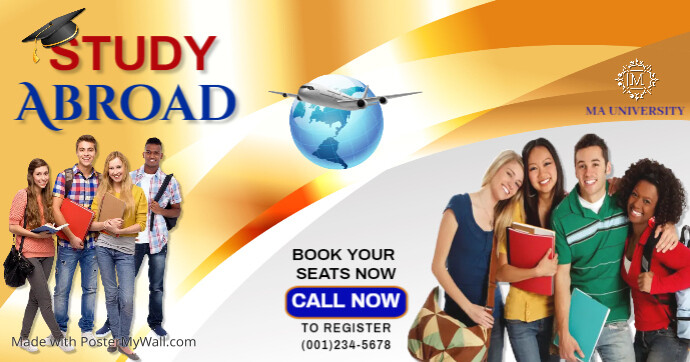 Study Abroad Flyer Template