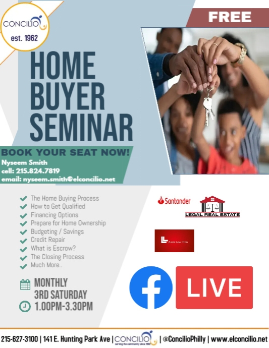 Home Buyer Seminar Flyer PosterMyWall