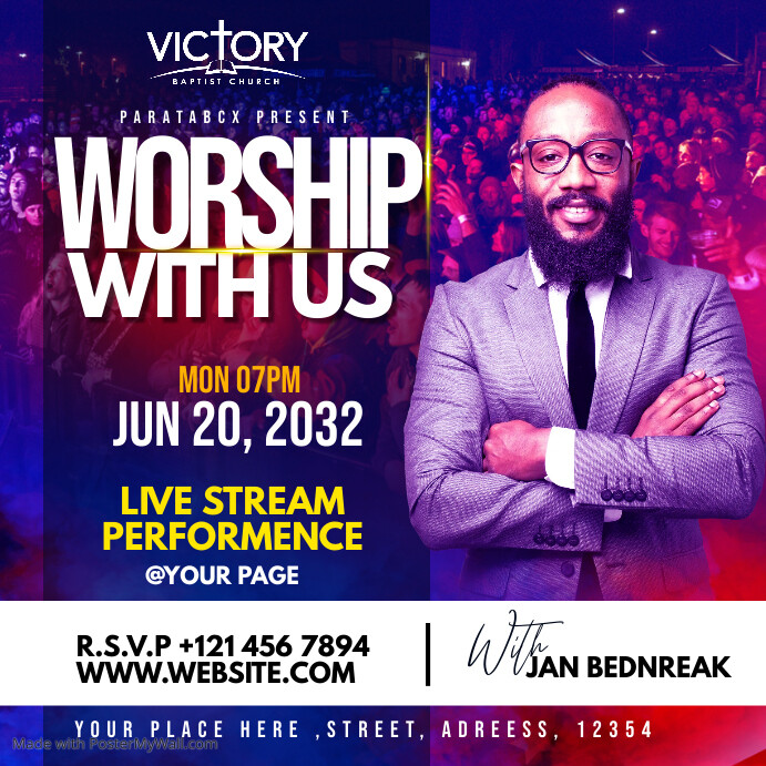 Worship Church Flyer