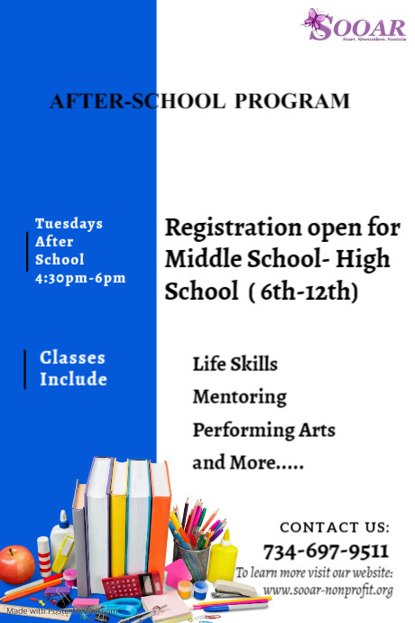 Copy of SCHOOL PROGRAMS | PosterMyWall