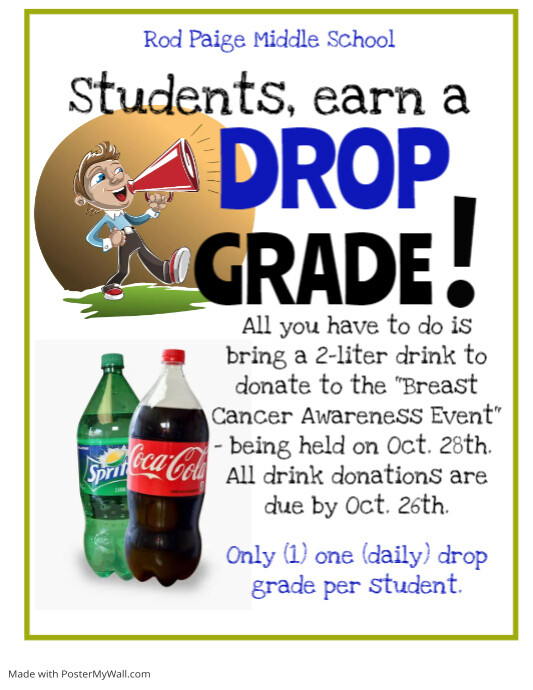 Drop Grade PosterMyWall