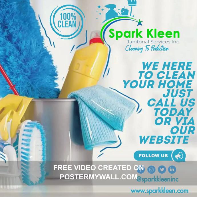 cleaning services Instagram Post template