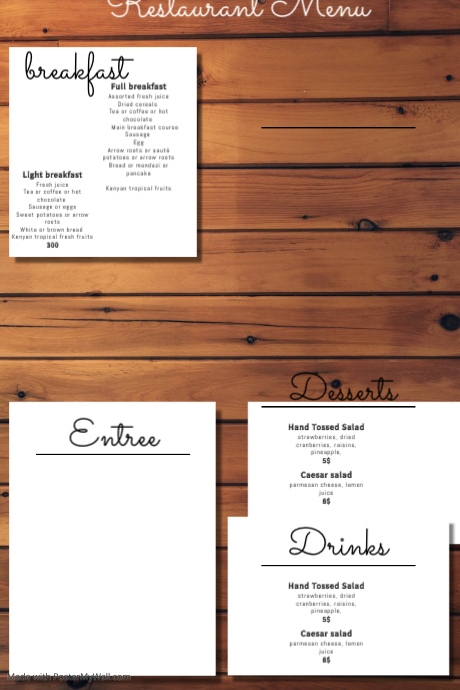 Copy of Copy of Menu Template | PosterMyWall