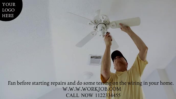 Ceiling Fan Template PosterMyWall