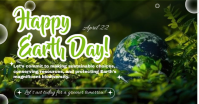 Celebrate Earth Day Save Our Planet Obraz udostępniany na Facebooku template