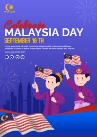 celebrate malaysia day A6 template