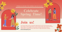 Celebrate Spring Time Facebook Event Cover template