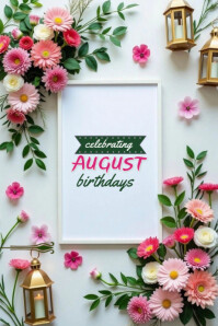Celebrating augus work Banner 4' × 6' template