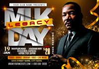 Celebrating Freedom MLK Legacy Day A4 template