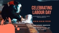 Celebrating Labor Day Digital Display Video Facebook-omslagvideo (16:9) template