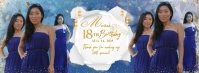 Celebrating Moris' Sparkling 18th Birthday Фотография обложки профиля Facebook template
