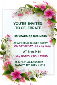 Success Celebration Invitation Template | PosterMyWall