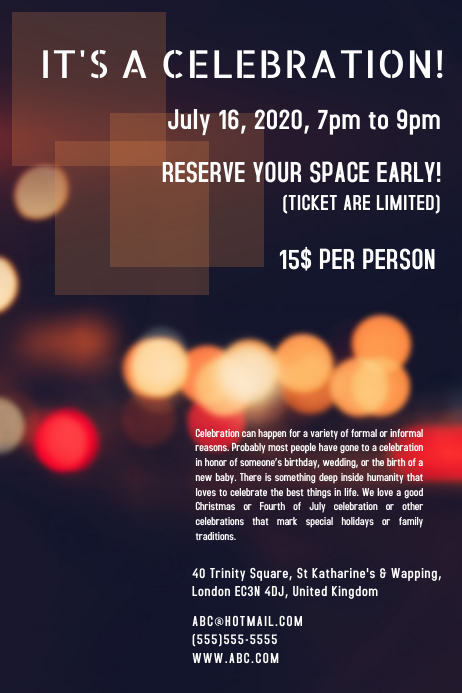 Celebrating Design celebration Template | PosterMyWall