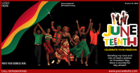 Sort Juneteenth Celebration ภาพที่แชร์บน Facebook Template