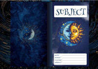 Celestial Dreams Subject Notebook A4 template