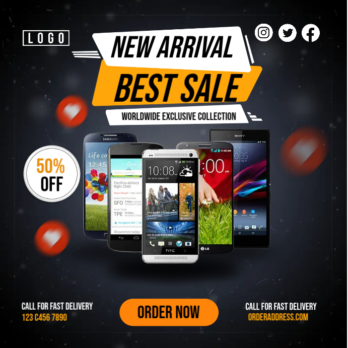 Cellphone ADS Template | PosterMyWall