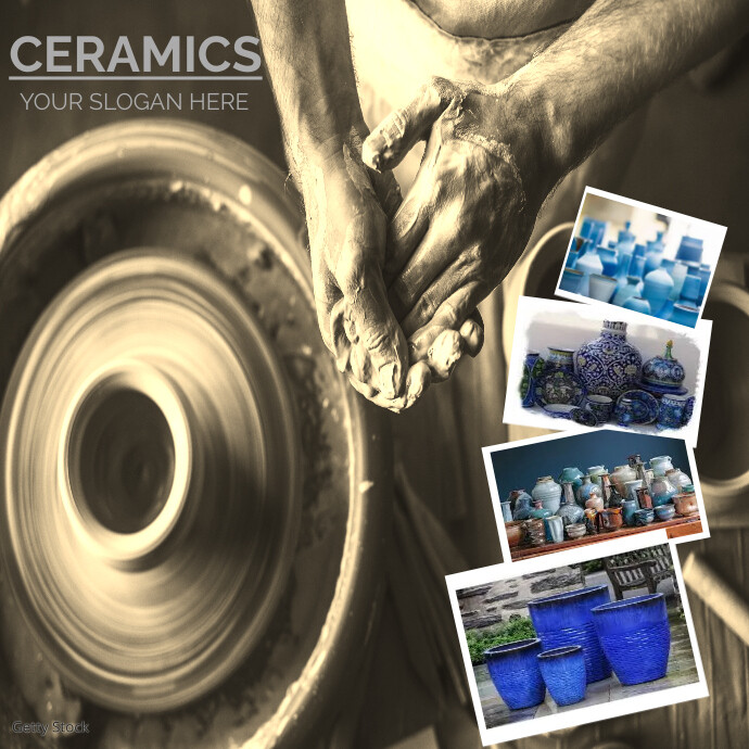 Ceramics Template PosterMyWall