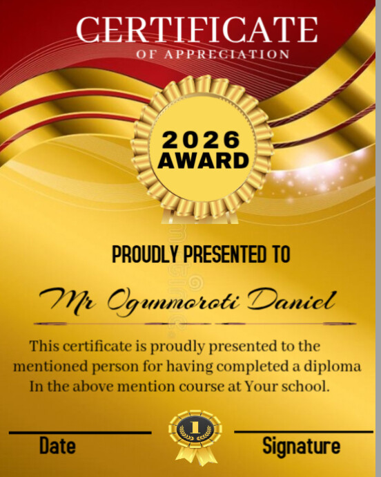 Certificate award Educational Diploma Honoring design Template ...
