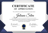 Certificate A4 template