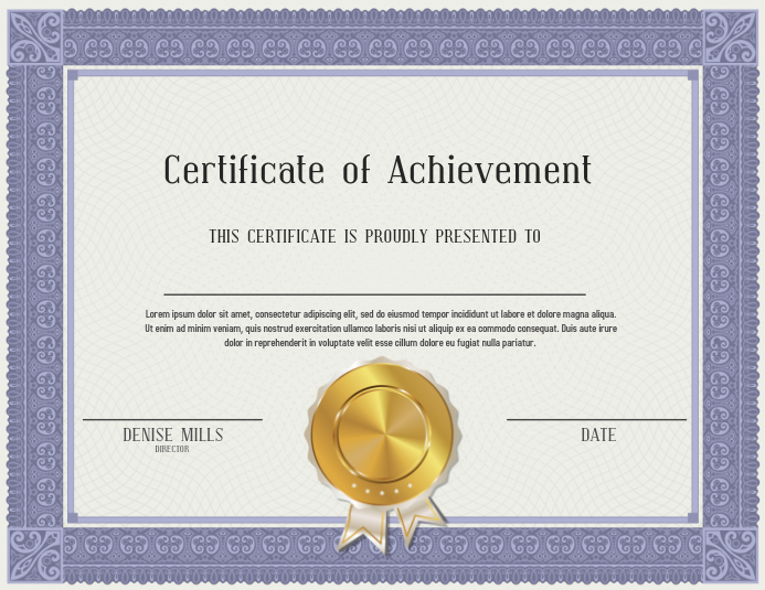 Copy of Certificate | PosterMyWall Copy of Certificate | PosterMyWall