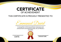 Certificate A4 template