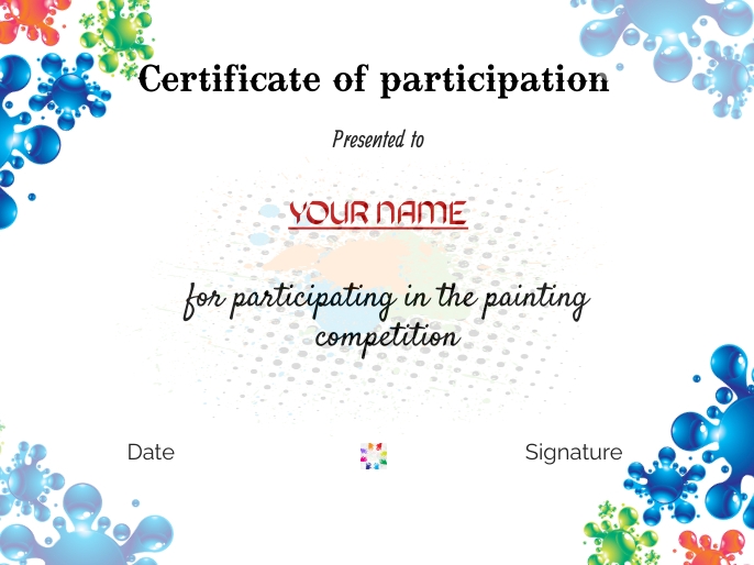 Certificate Template PosterMyWall