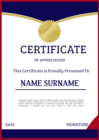 CERTIFICATE Template | PosterMyWall
