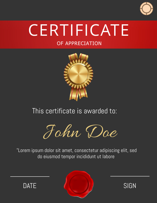 Certificate Template | PosterMyWall Certificate Template | PosterMyWall
