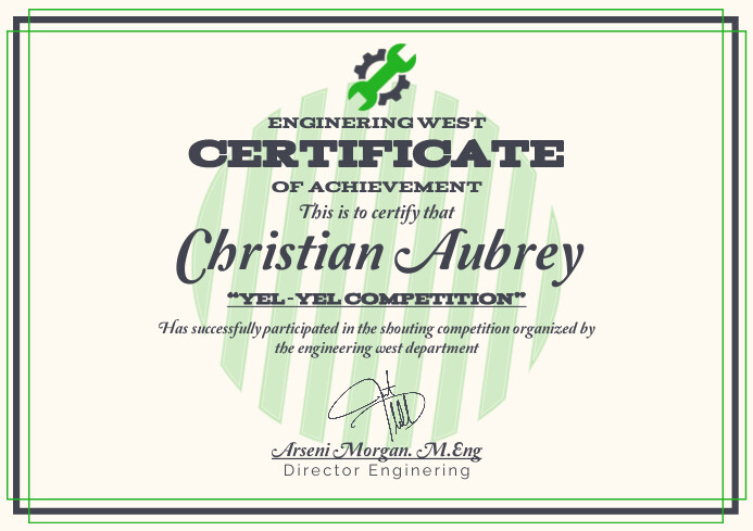 Certificate For Event Competition Template | PosterMyWall