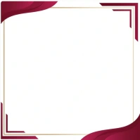 White Joyful Certificate Frame Instagram Post template