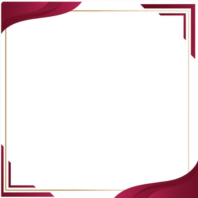 White Joyful Certificate Frame Post Instagram template