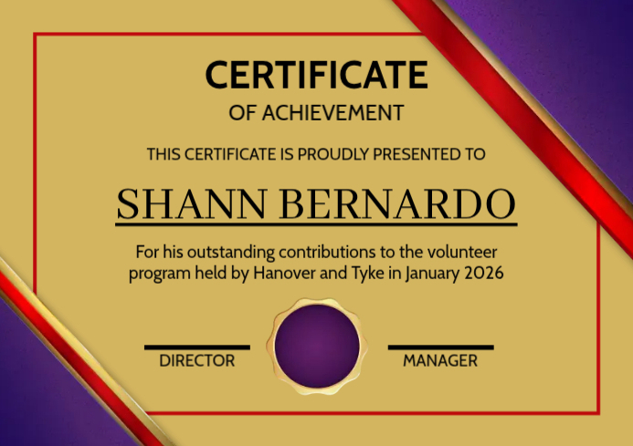 Certificate of Achievement Ads Template | PosterMyWall