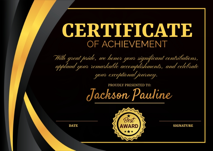 certificate of achievement diploma template ( Postcard