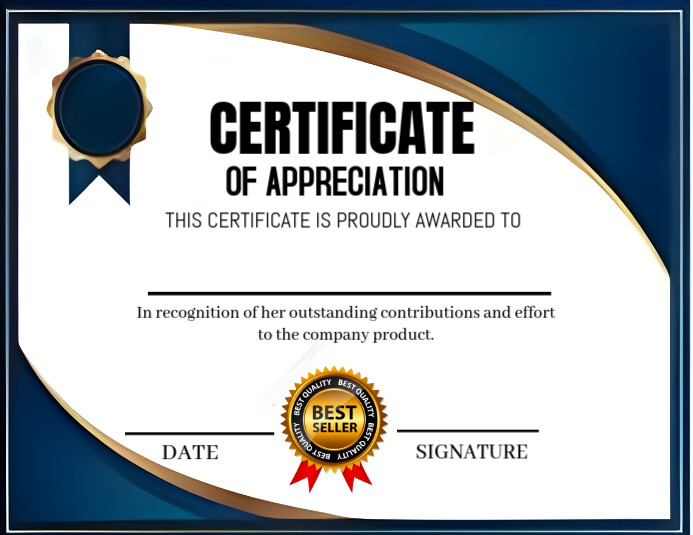 Certificate of application Flyer (US Letter) template