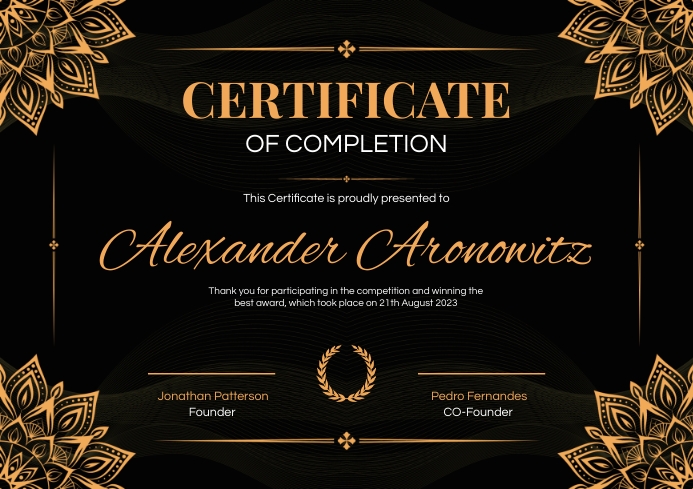 Certificate of Appreciation A4 Template | PosterMyWall