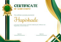 Certificate Of Appreciation A4 template