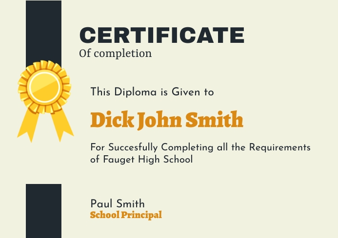 certificate of appreciation TEMPLATE A4