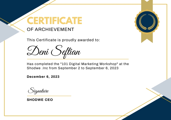 certificate of appreciation template | PosterMyWall