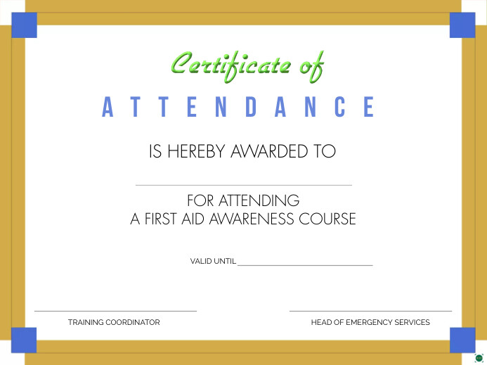 Certificate of attendance template | PosterMyWall certificate-of-attendance-template-postermywall
