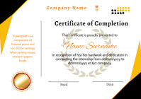 certificate of completion 7 25 d12 A4 template