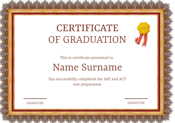Graduation Certificates Templates Free Graduation Certificates Templates Free